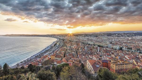 Sunset In Nice von Emmanuel Charlat