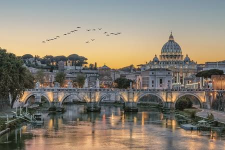 Evening In Rome