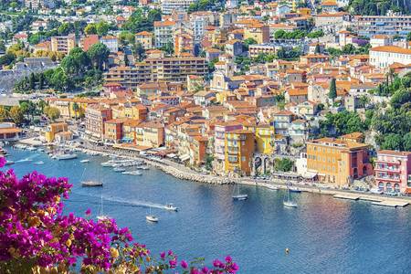 French Riviera Coastline