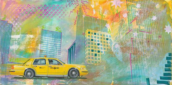 Gelbes Taxi New York von Oliver Ende