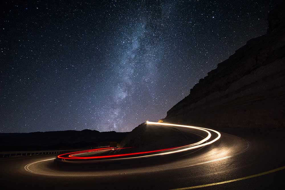 Milchstraße über Mitzpe Ramon von Erez Vansover