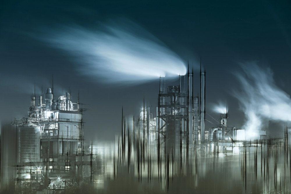 	 Industrial smoke signals No 3 von Erhard Batzdorf