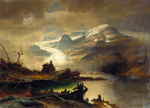 Der Bondhus-Gletscher in Sunnhordland. von Erik Bodom