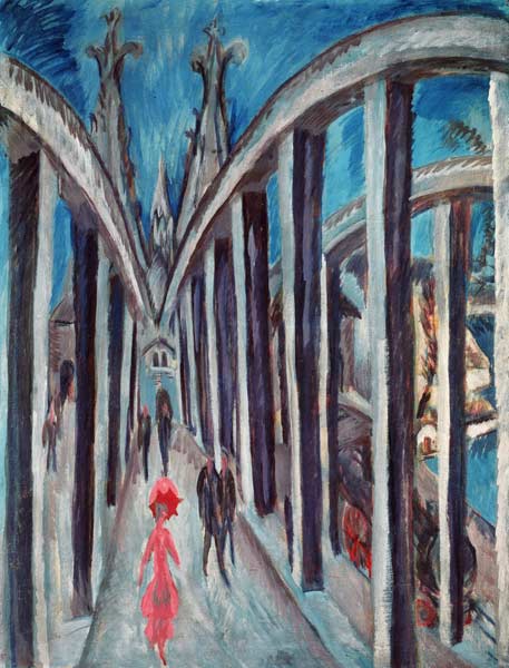 Rheinbrücke von Ernst Ludwig Kirchner