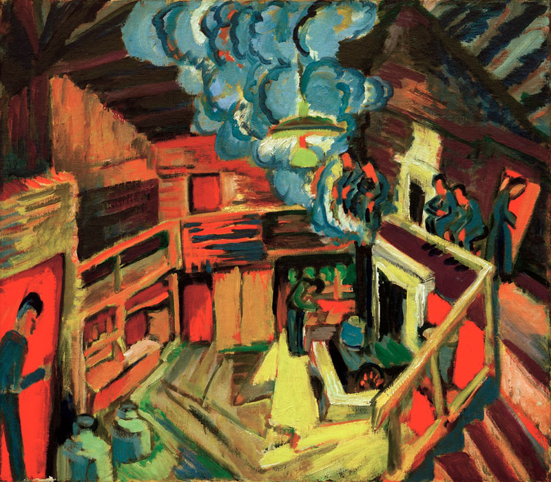 Alte Sennhütte von Ernst Ludwig Kirchner