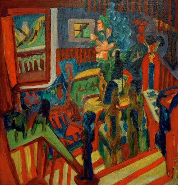 Atelierecke von Ernst Ludwig Kirchner