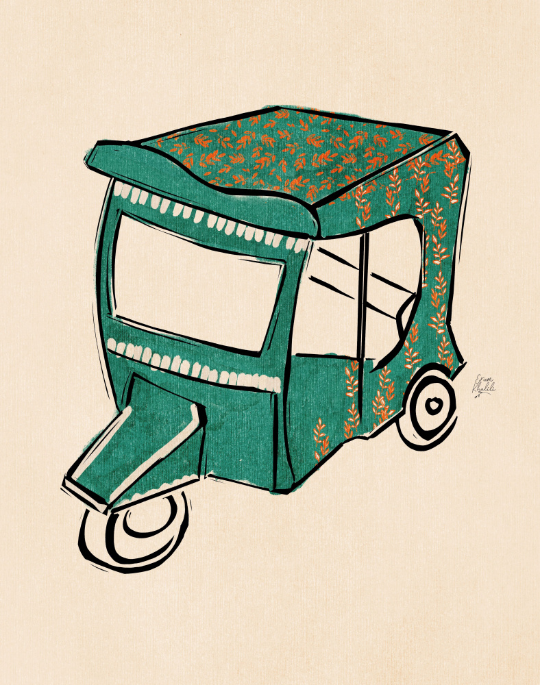 Rickshaw  Tuk Tuk  Erum Khalili.png von Erum Khalili