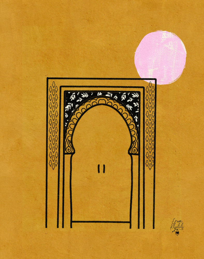 Door To Marrakesh  Erum Khalili.png von Erum Khalili