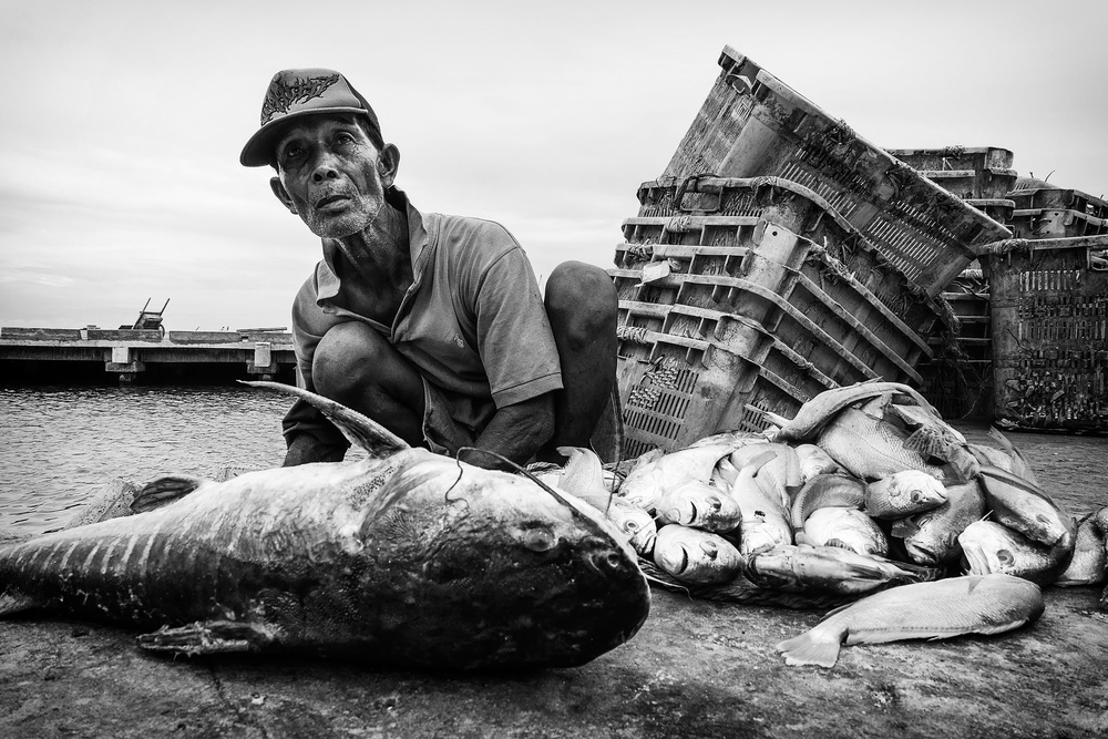 Man at Work von Evi Herlyna