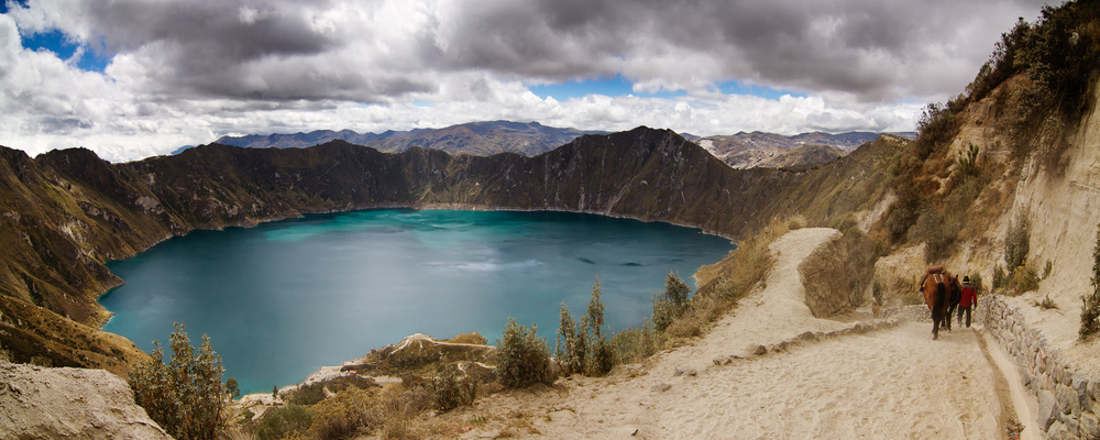 Quilotoa Volcano Laguna - Provincia de Cotopaxi - Ecuador von Fabien Bravin