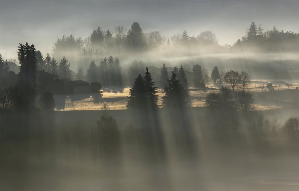 first rays of the sun von Fabrizio Daminelli