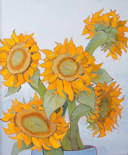 Sunflower Heads 3 von Faisal Khouja