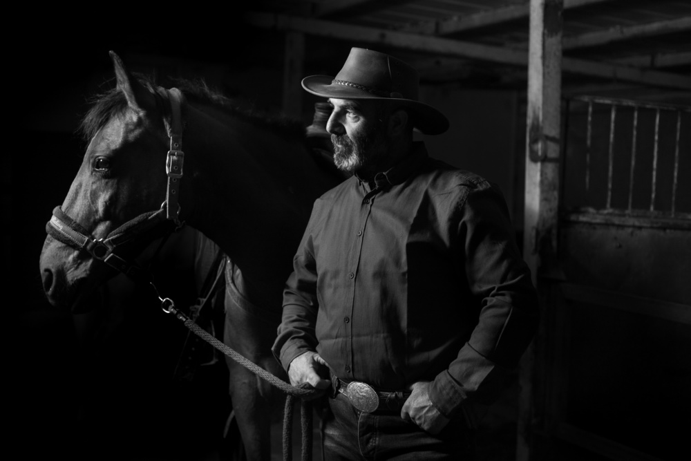 The man and the horse von Farid Kazamil