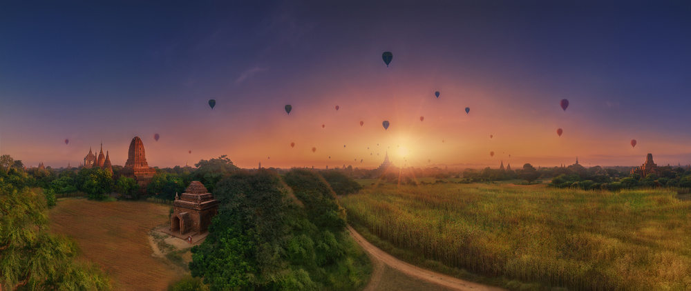 Sunrise in Bagan von Felipe Souto