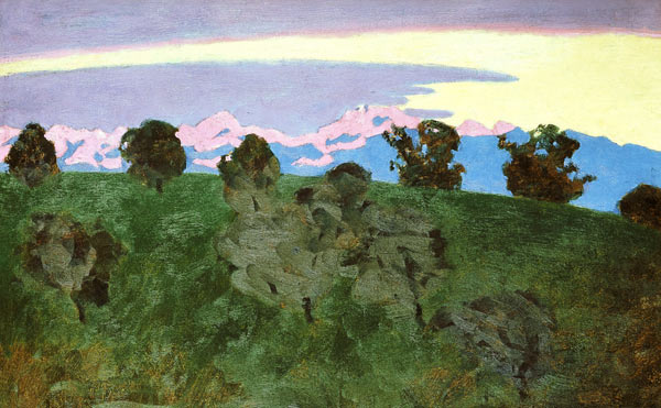 Near Lausanne, Evening von Felix Vallotton