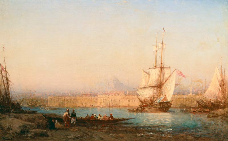 Am Bosporus. von Felix Ziem