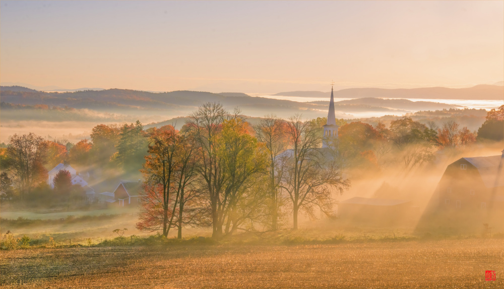 Autumn in VT von Feng Qin