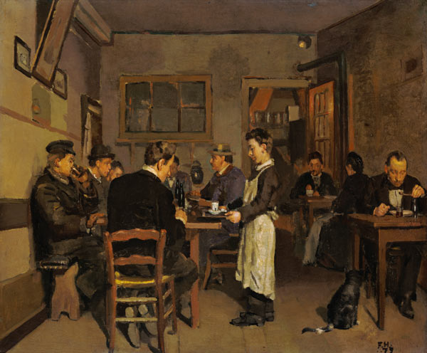 In der Dorfwirtschaft. von Ferdinand Hodler