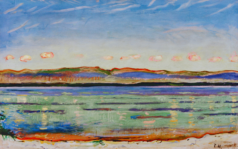 Landschaftlicher Formenrhythm von Ferdinand Hodler