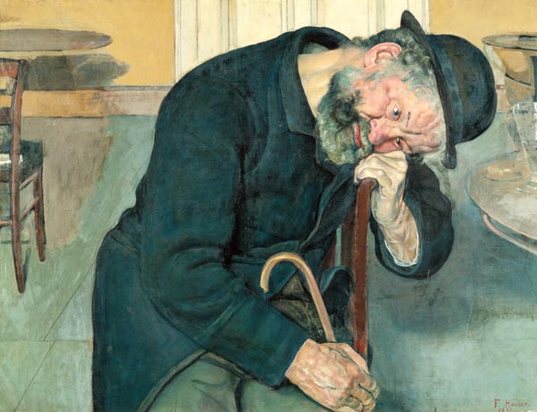 Enttäuschte Seele (Alter Mann) von Ferdinand Hodler