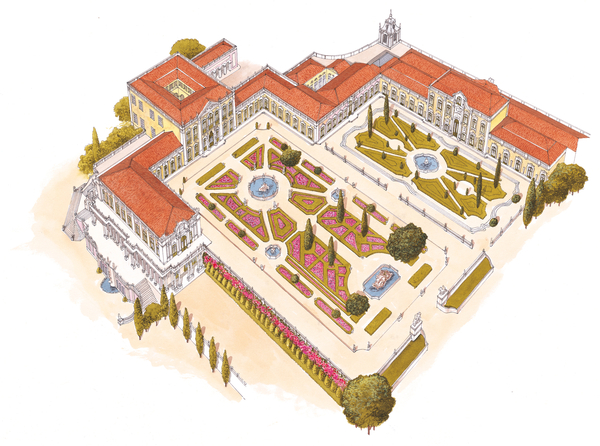 Queluz National Palace. Lisboa, Portugal von Fernando Aznar Cenamor