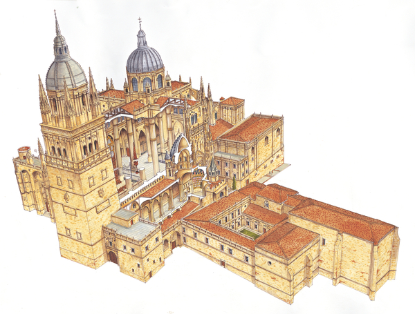 Salamanca Cathedral. Spain von Fernando Aznar Cenamor