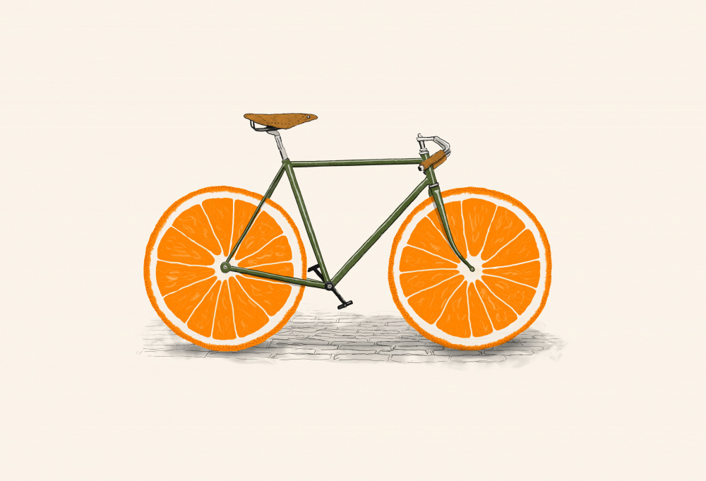 Orange Wheels von Florent Bodart