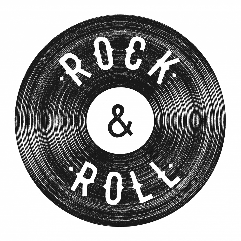 Rock Roll Print von Florent Bodart