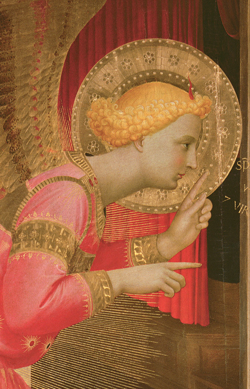 The Annunciation (detail) von Fra Beato Angelico