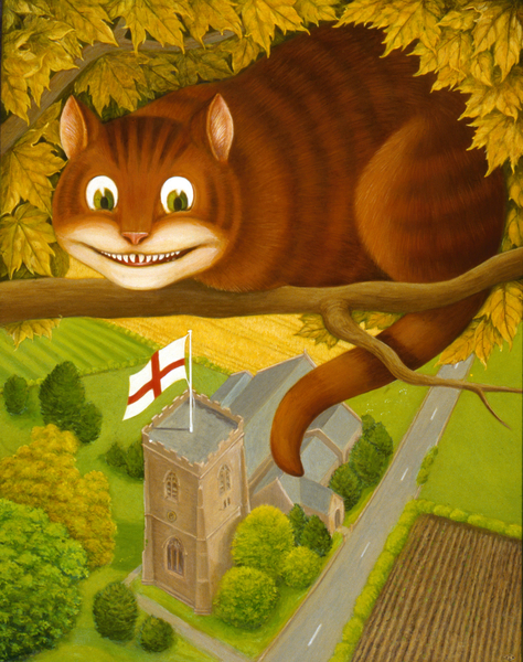 The Cheshire Cat at Daresbury von Frances Broomfield