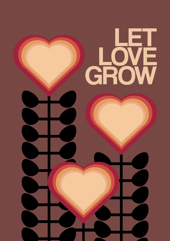 Let Love Grow Brown von Frances Collett