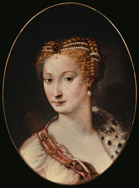 Diane de Poitiers (1499-1566) von Francesco Primaticcio