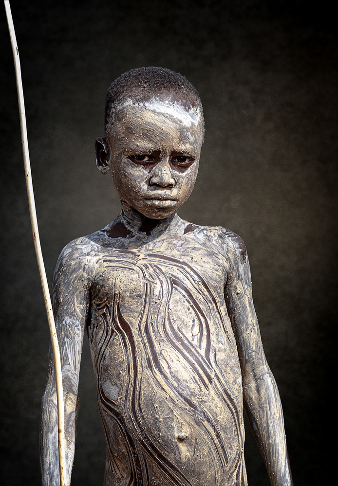 Young Surma boy von Francisco Mendoza Ruiz