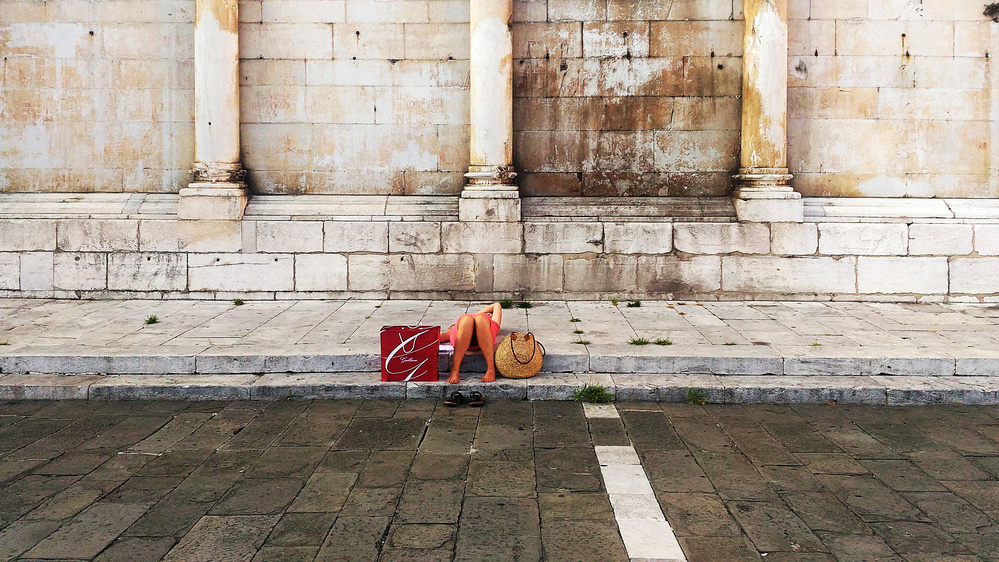 shopping stress von Franco Maffei