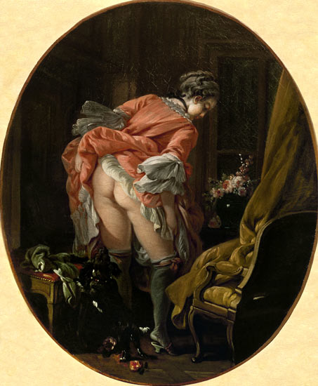 Der hochgehobene Rock von François Boucher