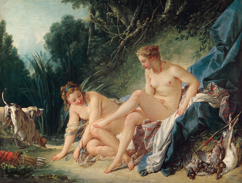 Das Bad der Diana. von François Boucher