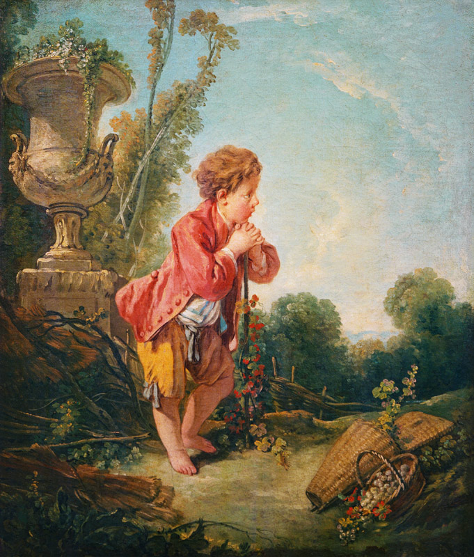 Der kleine Weinbauer von François Boucher