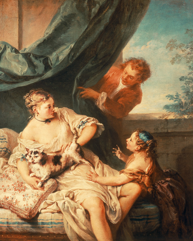 Der unerwartete Besucher von François Boucher