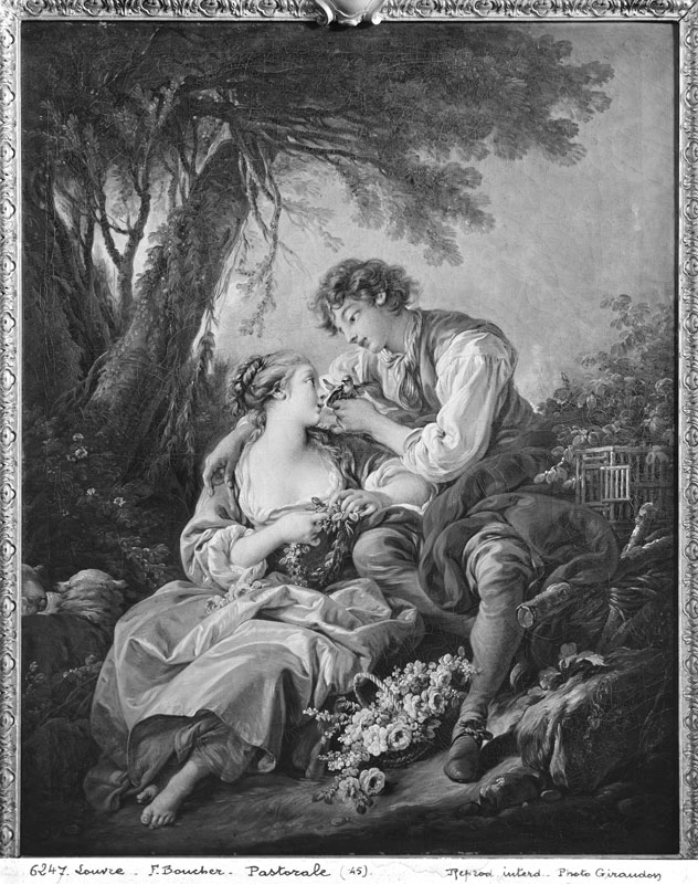 Pastoral scene von François Boucher