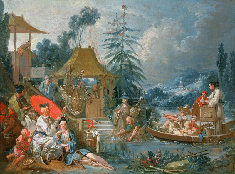 The Chinese Fishermen von François Boucher