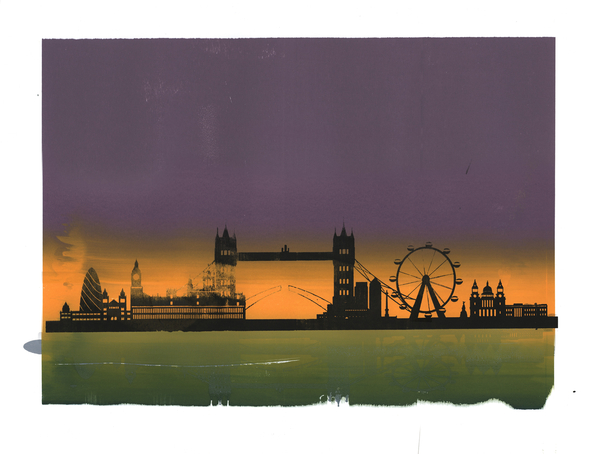 Sunset on London von Francois Domain