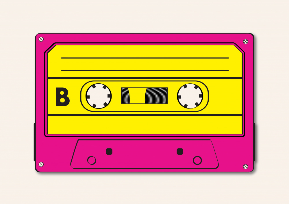 Pink Tape Cassette von Frankie Kerr-Dineen