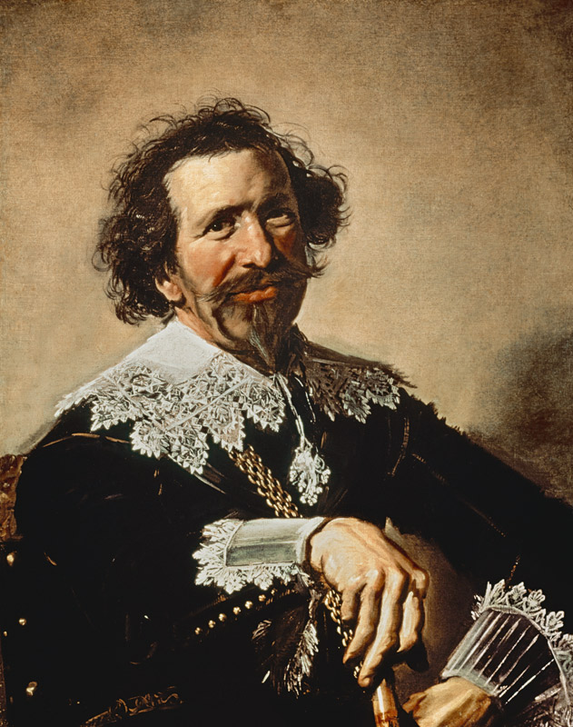 Pieter van der Broecke (1585-1641) The Man with the Cane von Frans Hals