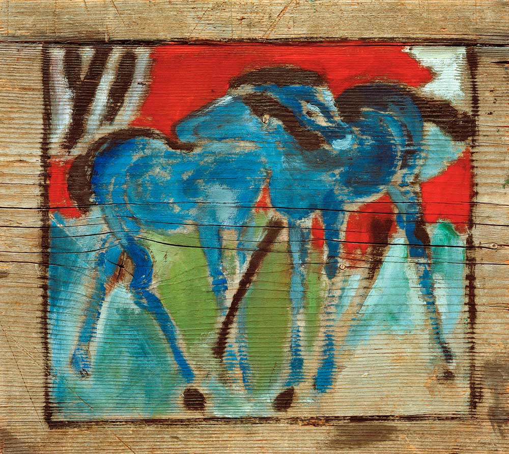 Blaue Fohlen von Franz Marc