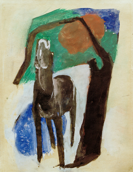 Klagendes Pferd von Franz Marc