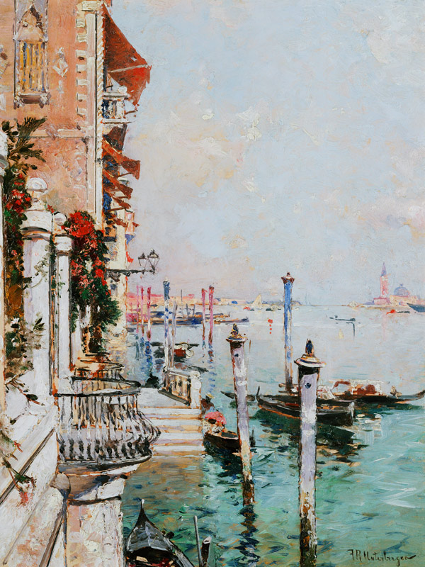 The Grand Canal, Venice von Franz Richard Unterberger