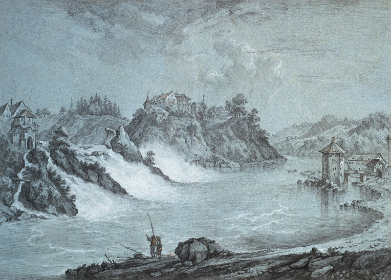 Der Rheinfall bei Schaffhausen von Franz Schütz