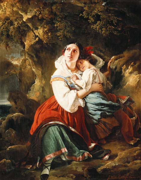 Ein Sturm zieht auf von Franz Xaver Winterhalter