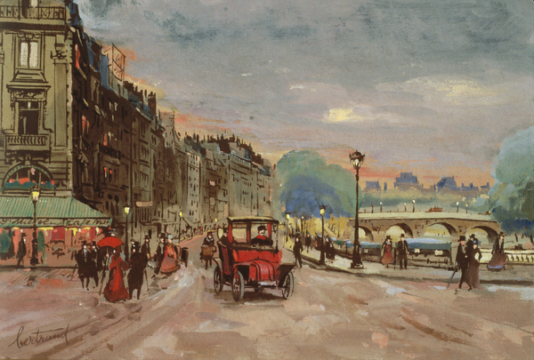 Quai des Grands Augustins, Paris von Fred Bertrand