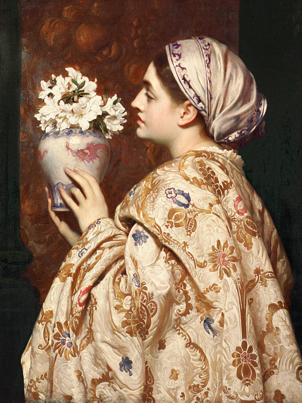 A Noble Lady of Venice von Frederic Leighton